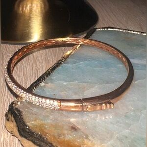Alainn Pave hinged bangle